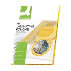 Q-Connect Laminat Pouch 80m A4 Matt