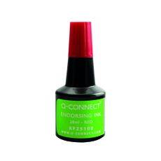 Q-Connect Endorse Ink 28ml Red Pk10