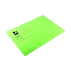 Q-Connect Square Cut Folder Fs Green