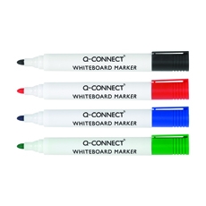 Q-Connect Drywipe Marker Ast Pk4