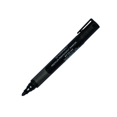 Q-Connect Prem Perm Marker Blk Pk10