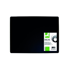 Q-Connect PP Desk Mat N/Slip Black