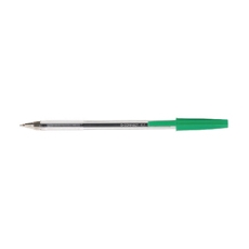 Q-Connect Ball Point Med Grn Pk20