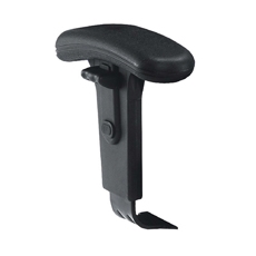 Jemini Adj Chair Arms Blk Pk2