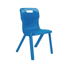 Titan One Piece Clsm Chair Blue