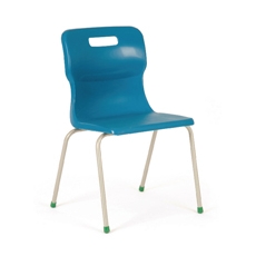 Titan 4 Leg Clsm Chair Blue