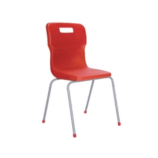 Titan 4 Leg Clsm Chair Red