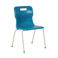 Titan 4 Leg Clsm Chair Blue