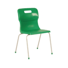 Titan 4 Leg Clsm Chair Green