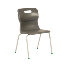 Titan 4 Leg Clsm Chair Charcoal