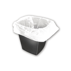 2Work Sq Bin Liner 30L Wht Pk1000