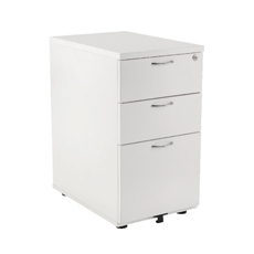 Jemini 3 Drw Desk High White