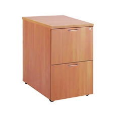 First 2 Drawer Filing Cabinet Beech