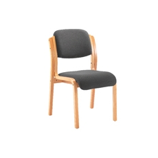 Jemini Wood Frame Side Chair Char