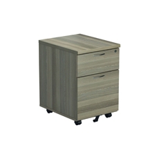 Jemini 2 Drw Mob Ped Grey Oak