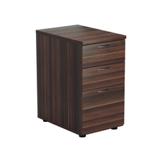 Jemini 3 Drw Desk High Walnut