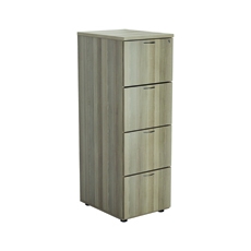 Jemini 4 Drw Filing Cab Grey Oak