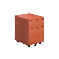 First 2 Drawer Mobile Pedestal Beech