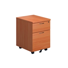 First 3 Drawer Mobile Pedestal Beech