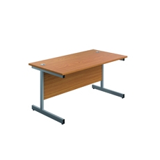 Jemini Single Rect Desk 800 N/Oak