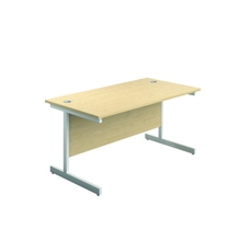 Jemini Rect Desk 1200 Maple/White