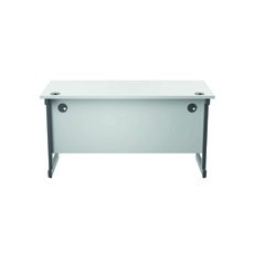 Jemini Single Rect Desk 1400 White