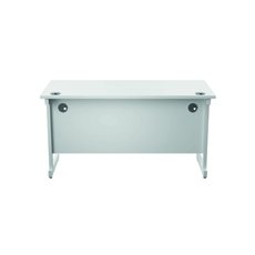 Jemini Single Rect Desk 1400 White