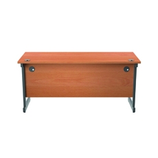 Jemini Single Rect Desk 1600 Beech