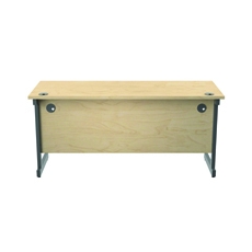 Jemini Single Rect Desk 1600 Maple