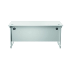 Jemini Single Rect Desk 1600 White