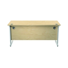 Jemini Single Rect Desk 1600 Maple