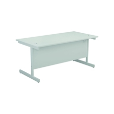 Jemini Single Rect Desk 1200 White