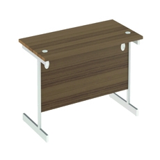 Jemini Rect Desk 1200 D/Wal/Wht