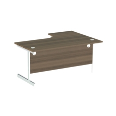 Jemini Rdl LH Cantilever Desk D/Wal