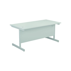 First Rect Desk 1200 White/White