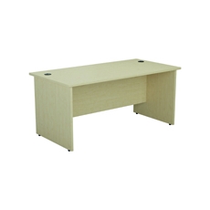 Jemini Rect Panel End Desk Maple