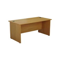 Jemini Rect Panel End Desk Nova Oak