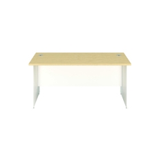 Jemini Rect Panel End Desk Mple/Wht