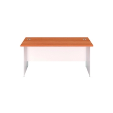 Jemini Rect Panel End Desk Beech/Wht