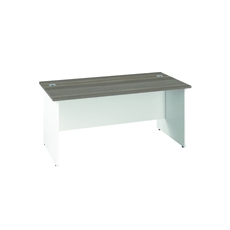 Jemini Rect Panel End Desk G/Oak/Wht