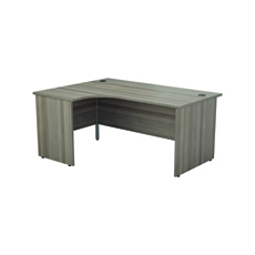 Jemini Rdl LH Desk Panel Grey Oak