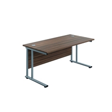 Jemini Dbl Upright Rect Desk D/Wal