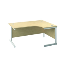 Jemini Rdl RH Cantilever Desk Maple