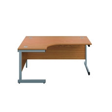 Jemini Rdl LH Cantilever Desk N/Oak