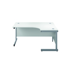 Jemini Rdl RH Cantilever Desk White