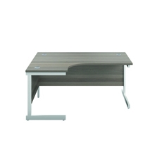 Jemini Rdl LH Cantilever Desk G/Oak