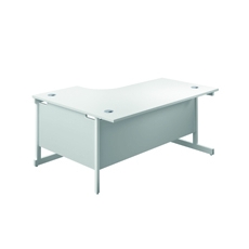 Jemini Rdl RH Cantilever Desk White