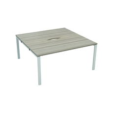 Jemini 2P Ext Bench Desk Grey Oak