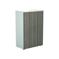 Jemini Wdn Cupboard 1200 Wht/G/Oak