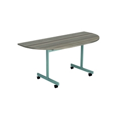 Jemini D-End Tilt Table 800 Grey Oak